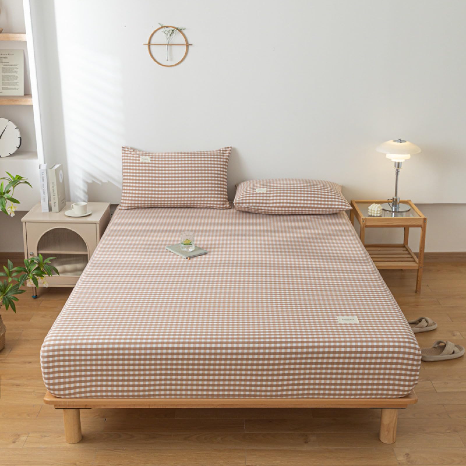 Spannbetttuch in Allen Größen 180x200,Spannbettlaken - 100% Baumwolle Bettlaken Spannbetttuch Topper Boxspringbett.
