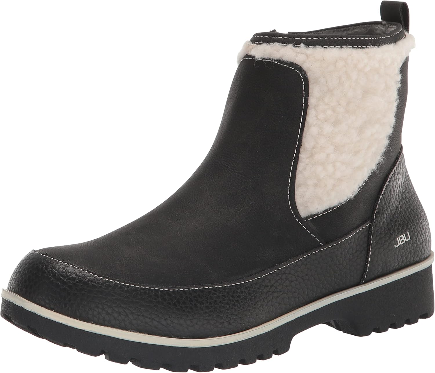 JBU by Jambu Women's Monroe Water Resistant Mid Calf Boot, Black, 6