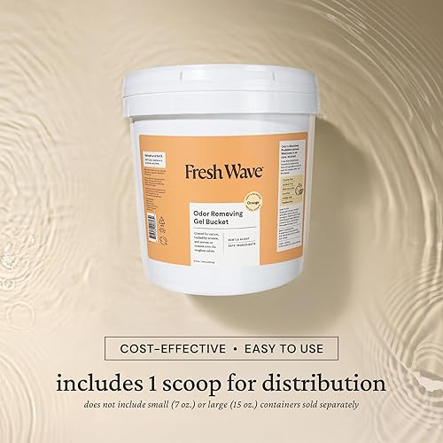 Vista 85 de Fresh Wave - Gel eliminador de olores limón, 15 onzas, absorbedor de olores para el hogar, alivio más seguro del olor, natural, a base de plantas