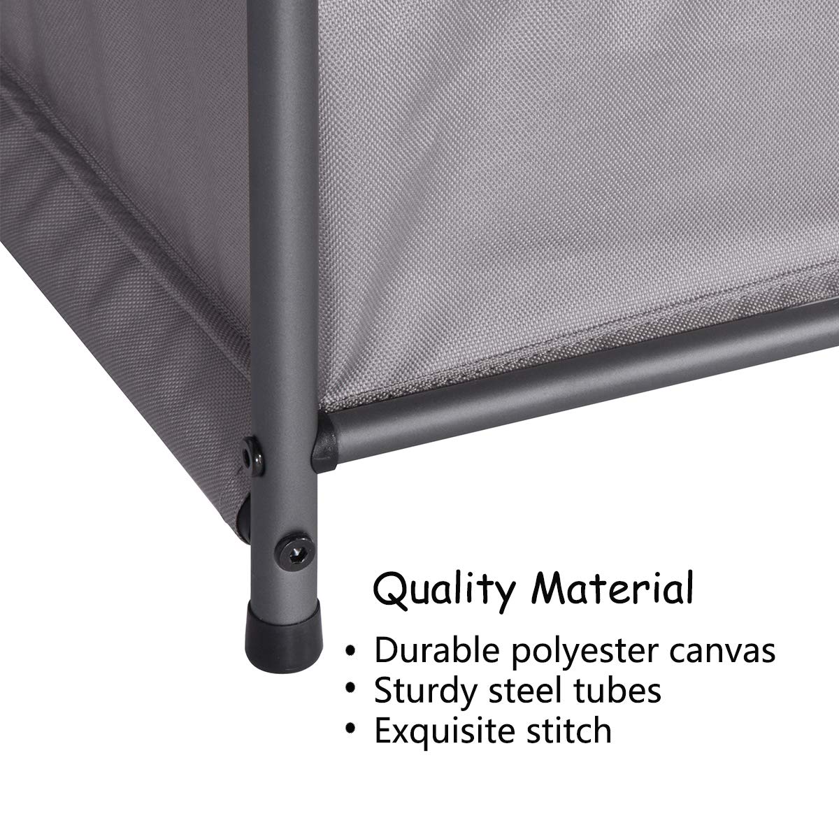 STORAGE MANIAC 20-Cube Stackable Shoe Cubby Organizer, Free Standing Shoe Cube Rack for Entryway, Bedroom, Apartment, Closet, Gray