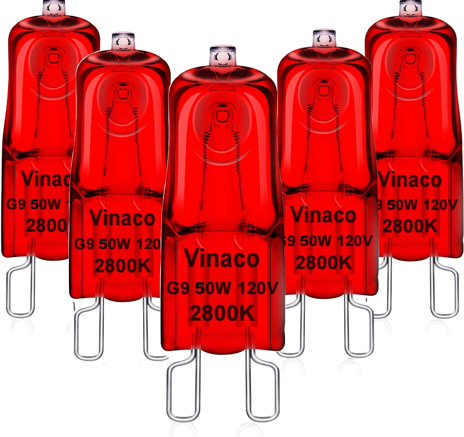 G9 Heat Lamp Bulbs for Reptiles and Amphibian Tanks,2 Pin