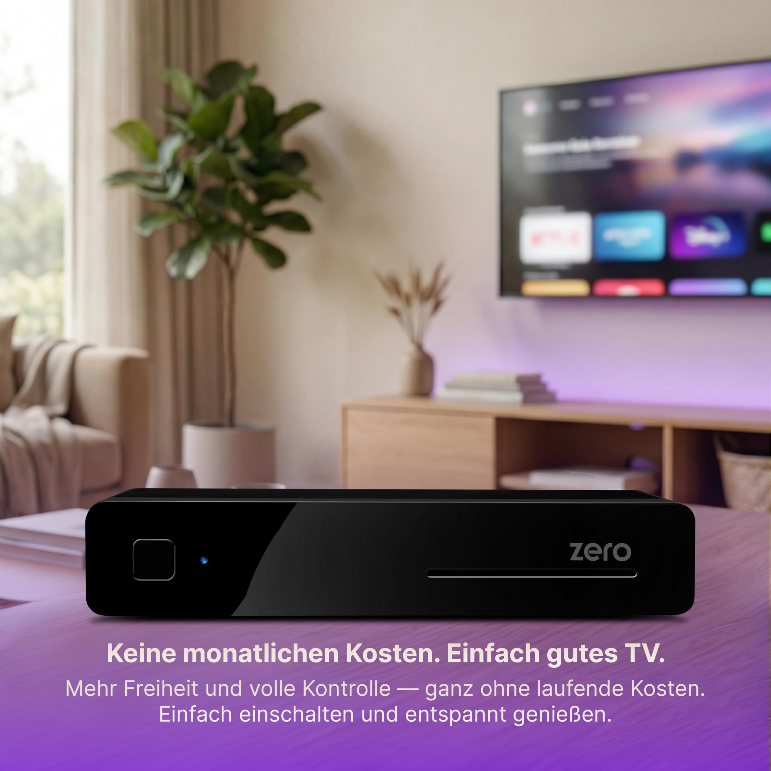 VU+ Zero DVB-S2 Linux odbiornik satelitarny (Full HD, 1080p), czarny