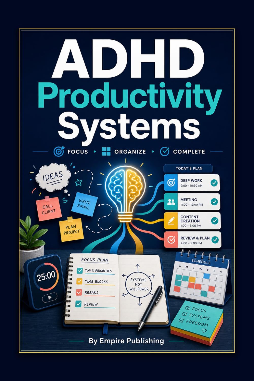 ADHD Productivity Systems: A Brain-First Framework to Focus, Beat Time Blindness, and Finally Get Things Done