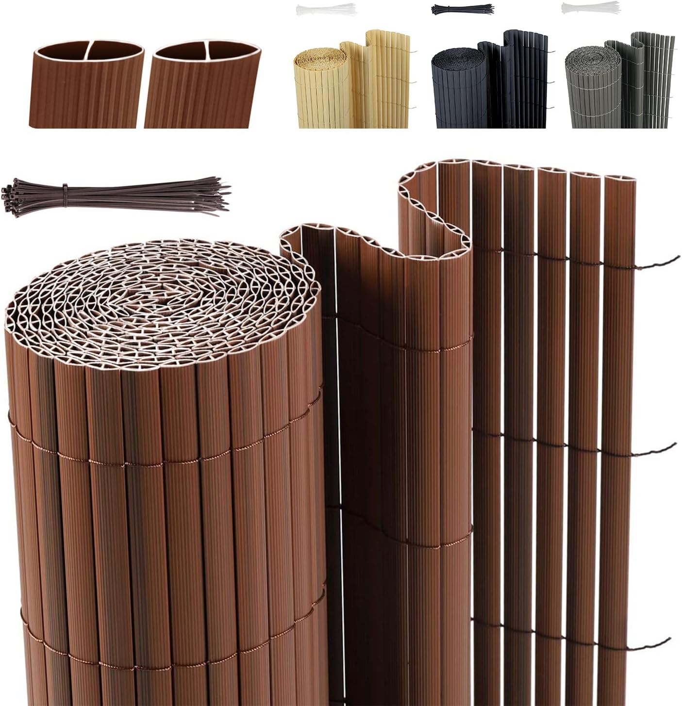 Amazon.de Sekey PVC Sichtschutzmatte Stabiler Sichtschutzzaun mit