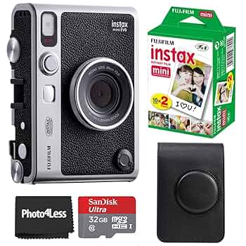 新品　FUJIFILM instax mini Evo ブラック　type-B Amazon | 富士フイルム(FUJIFILM) チェキ Evo ハイブリッド