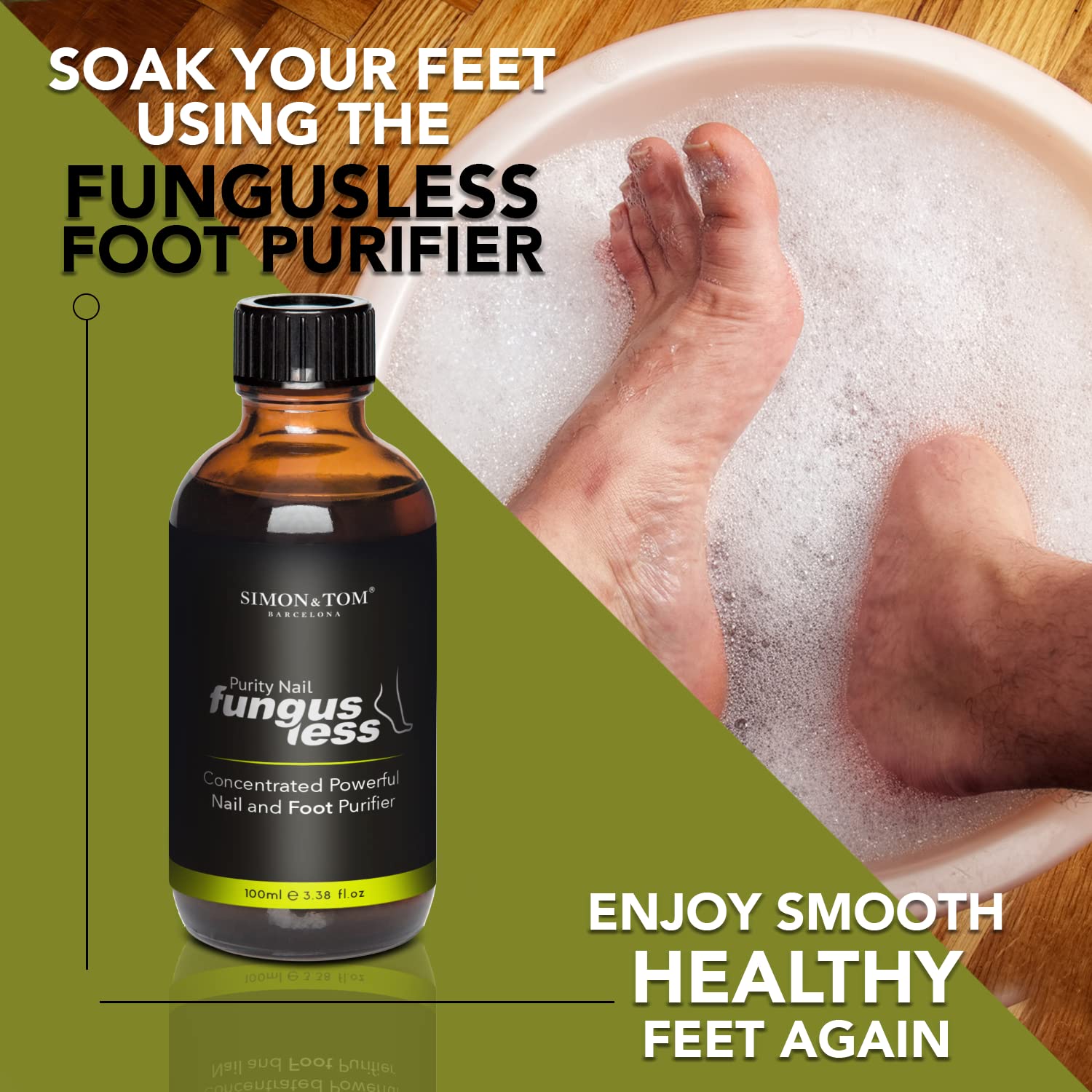 FungusLess Nail and Foot Purifier - Purify, Protect, and Rejuvenate Your Feet - Prevent Bacteria, Athlete's Foot, and Fungus - Image 4