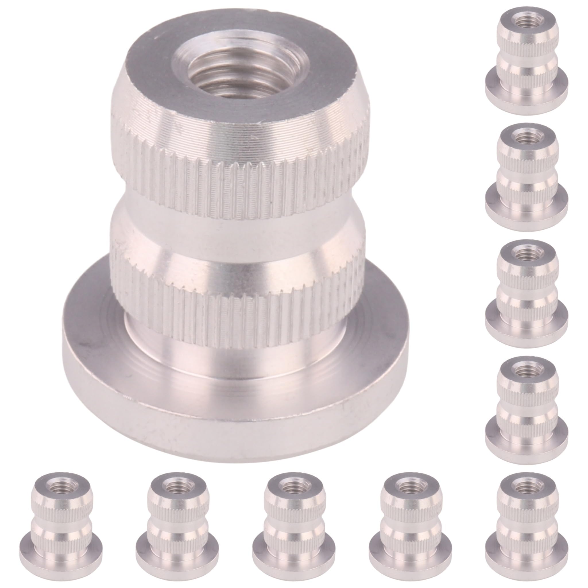 10x, tuleja gwintowana AL, 30 x 30 x 30, aluminium