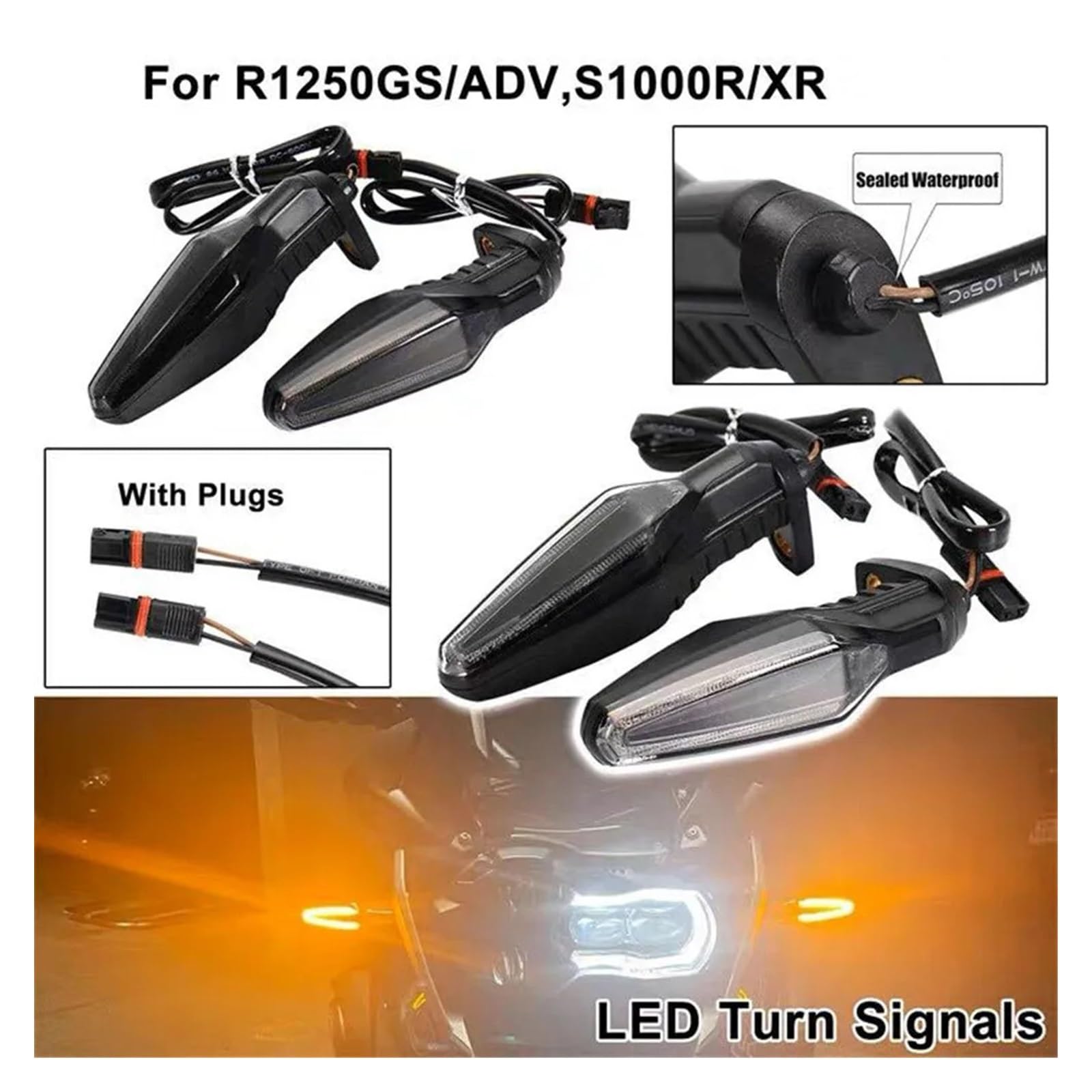 Indicatore di direzione per motocicletta indicatore LED Indicatoris Motos