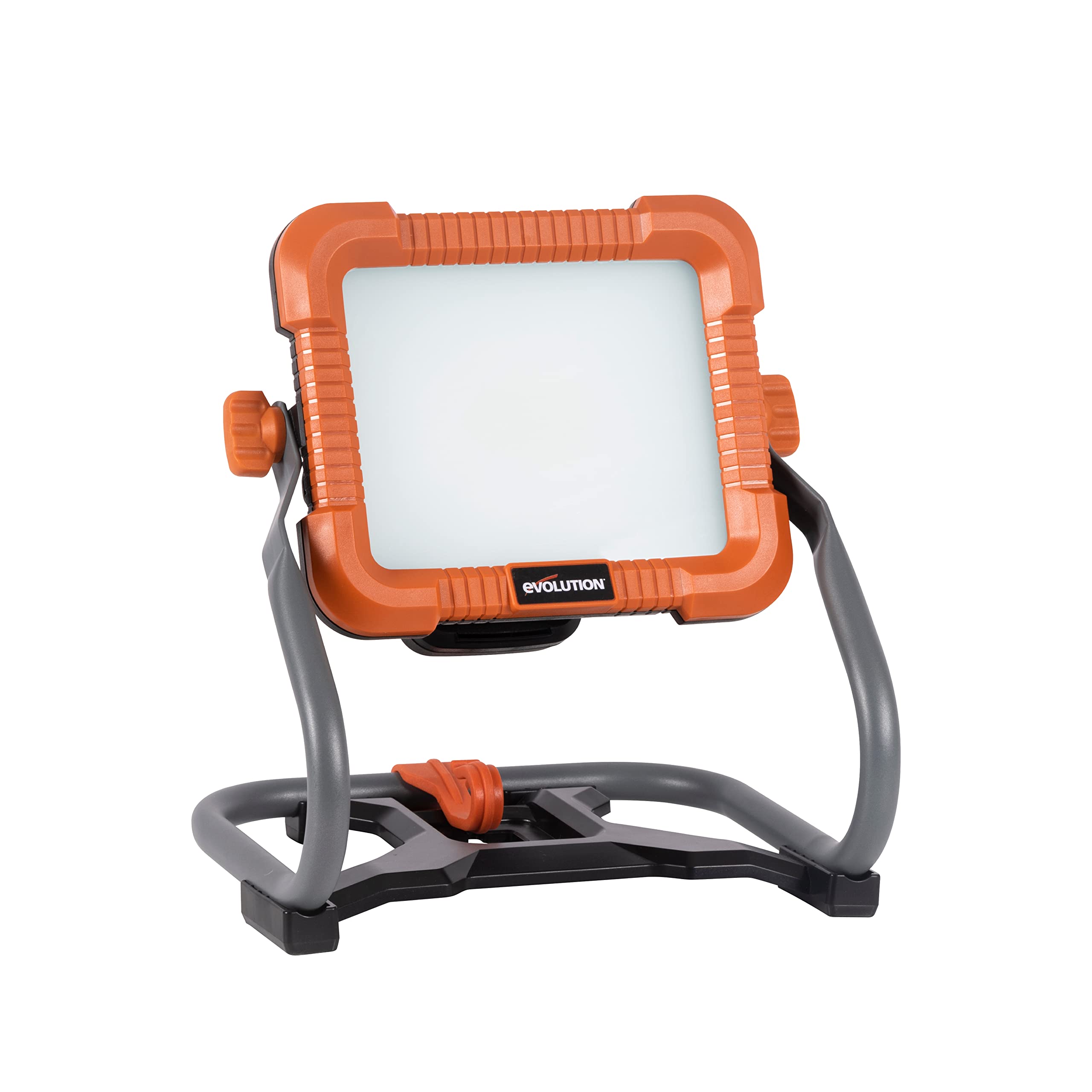 Evolution R2700WLT-Li Luz de trabajo LED inalámbrica portátil de Evolution Power Tools: luz recargable, 3 niveles de iluminación, 2700 lúmenes, iones de litio de 18 V. Batería no incluida.