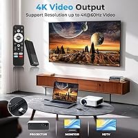 Vista 7 de GREVA Android TV Stick 4K Ultra HD Streaming Device, 2025 Latest Android 14.0 TV Stick with Voice Assistant Remote Control, RK3518 2GB 16GB 2.4G/5G