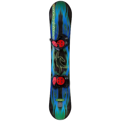 ESP 145 cm Freeride Snowboard with Flex Bindings – Beginner