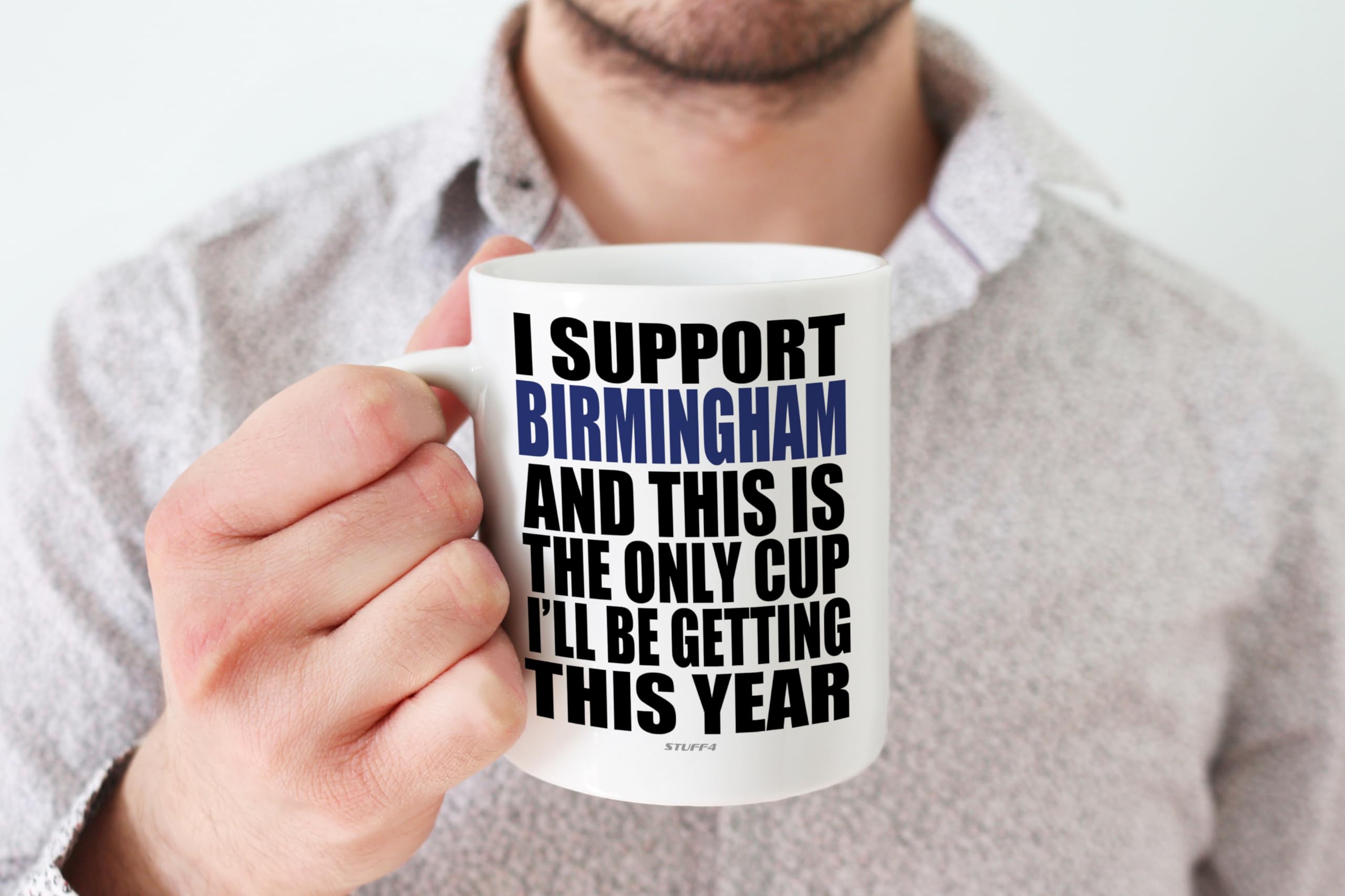 Tazza Regalo 'Birmingham City's Biggest Fan' - 325 Ml In Ceramica Per Compleanno - Stampata Su Entrambi I Lati - Idea Fan Calcio