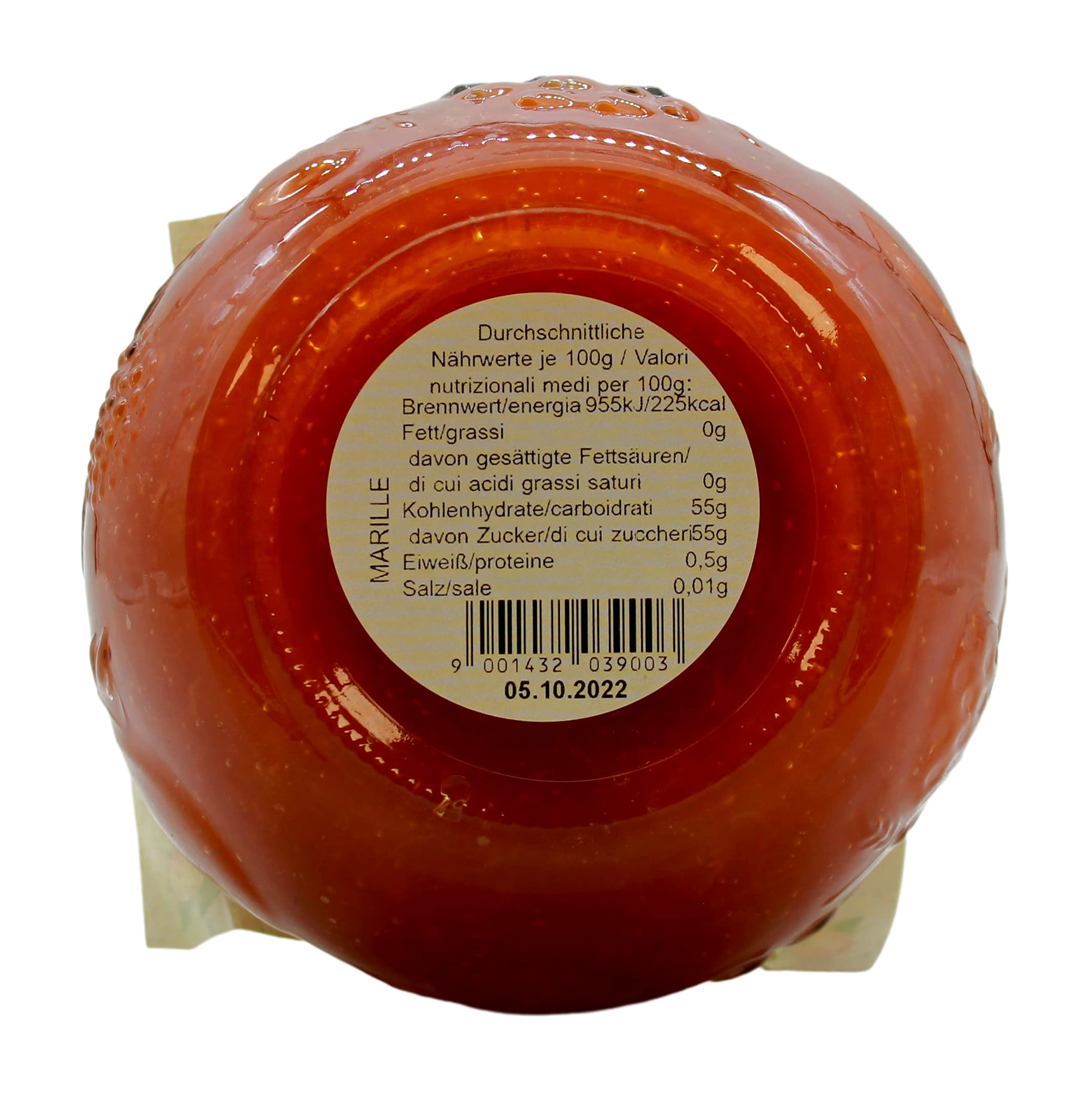 Darbo Naturrein Dekorglas - Marillen Konfitüre - 6 x 640 g