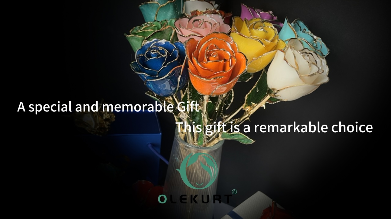 Amazon.com: OLEKURT 24K Gold Rose - Unique & Everlasting Real Hand