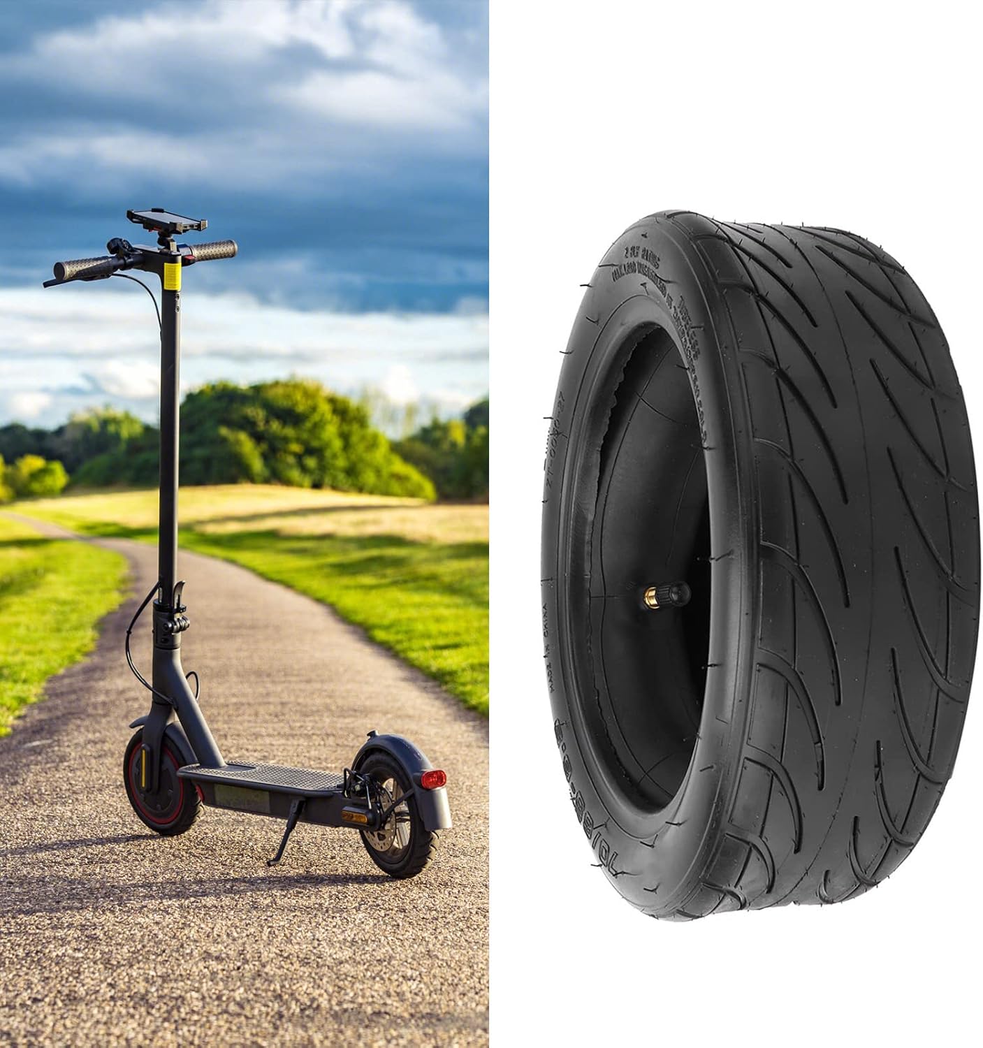 70 65 6.5 Scooter Tire 70 65 6.5 Tire For Hover 1 Scooter Black Rubber 70 65 6.5 Inflatable Tyre Inner Tube Tire Set For 9 Scooter