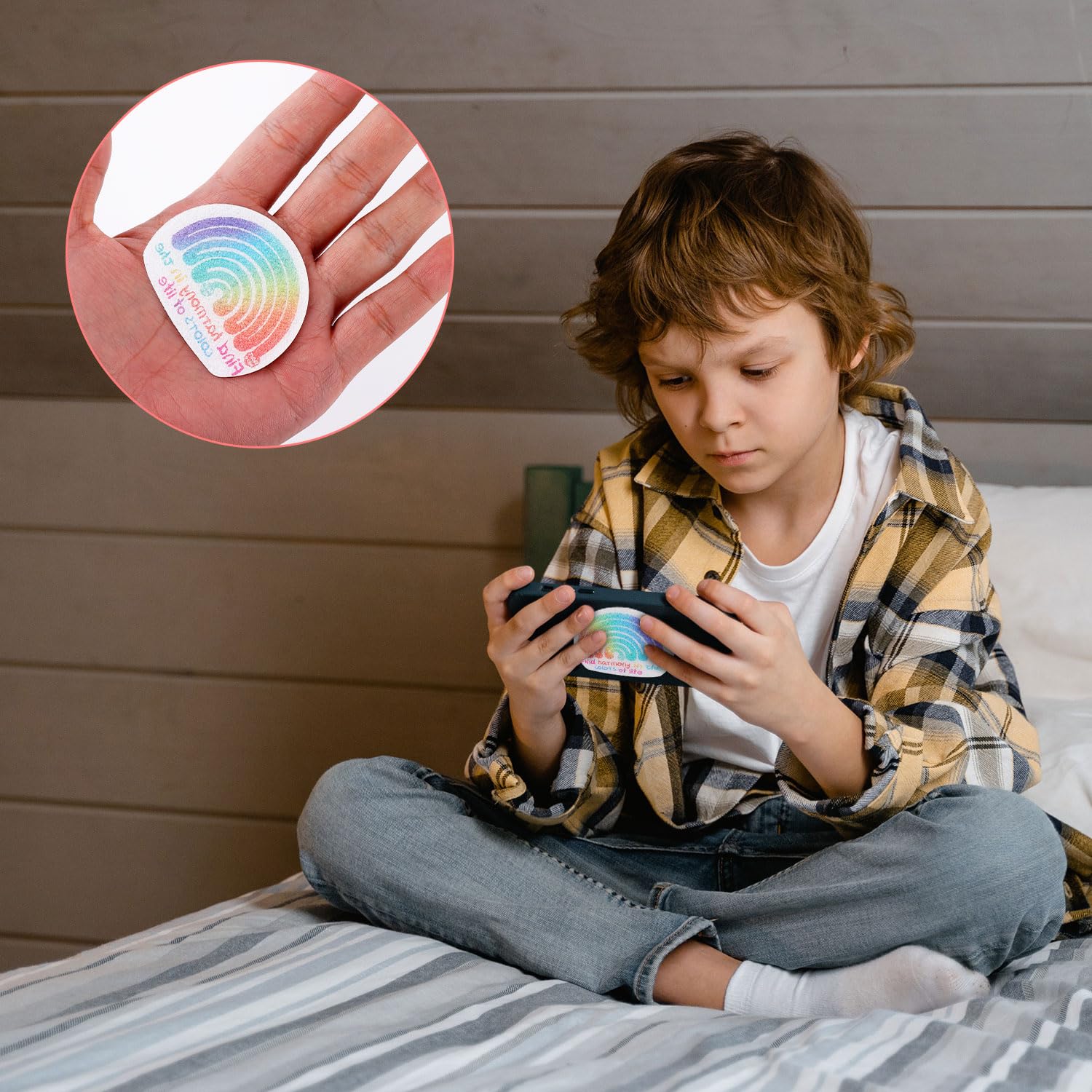 Calm Strips Lot De 60 Autocollants Sensoriels Texturés Pour