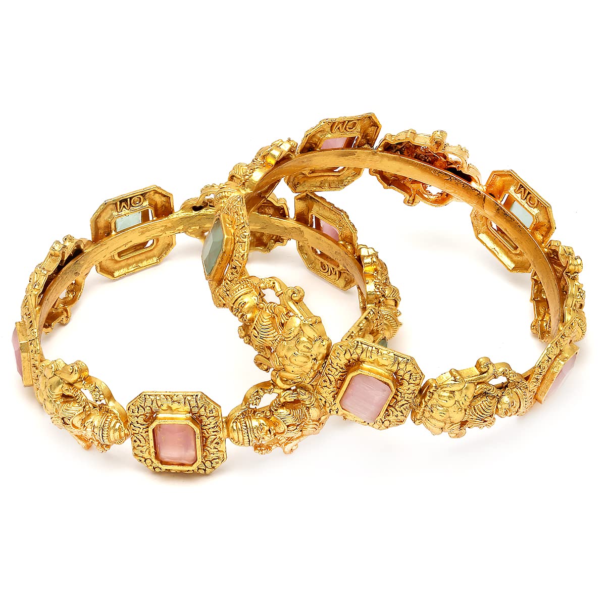See full amazon price history chart for Karatcart Gold Plated Set of 2 Pink and Lime Green Stone Laxmi Mata Bangles for Women Karatcart Gold Plated Set of 2 Pink and Lime Green Stone Laxmi Mata Bangles for Women (B0C3DB1J6B) Amazon Price History, Amazon Price Tracker