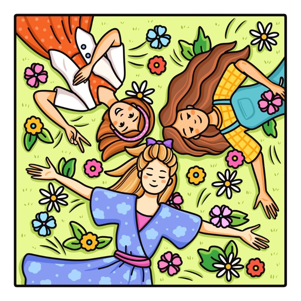 Bestie Moments: Coloring Book for Adults and Teens Featuring Cute & Girly Scenes for Relaxation - Image 5