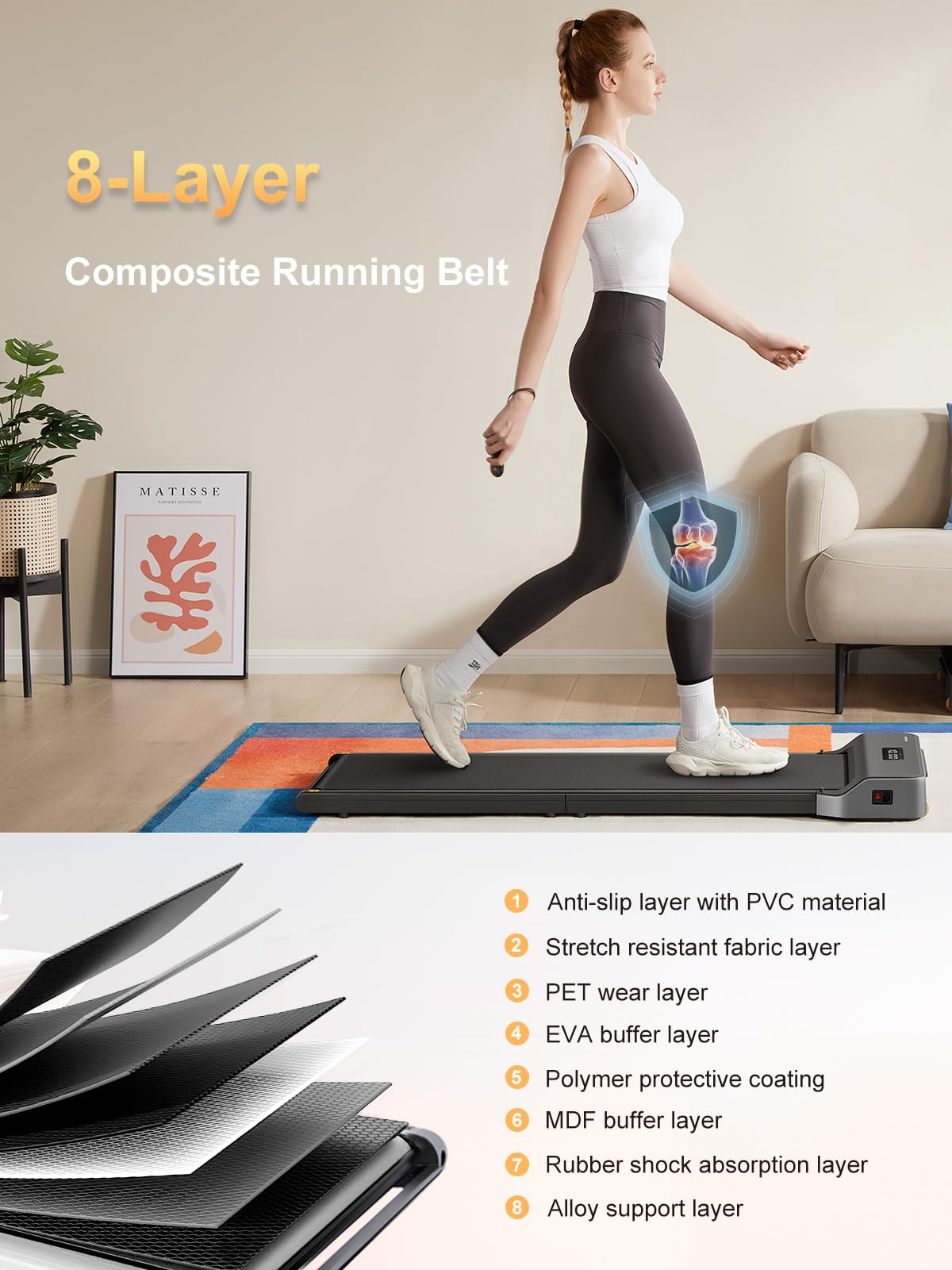 Amazon.com : WalkingPad Z1 Foldable Walking Pad Treadmill, Under