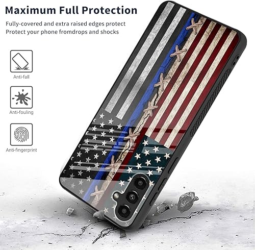 Miniatura 370 de Funda para Samsung Galaxy A13 5G, cuerpo completo resistente de vidrio templado alto+TPU suave parachoques funda protectora para Galaxy A13 5G