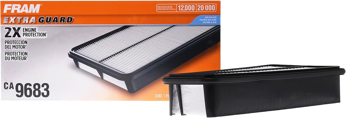 FRAM Extra Guard Engine Air Filter Replacement, Easy Install w/Advanced Engine Protection and Optimal Performance, CA9683 for Select Toyota Vehicles
