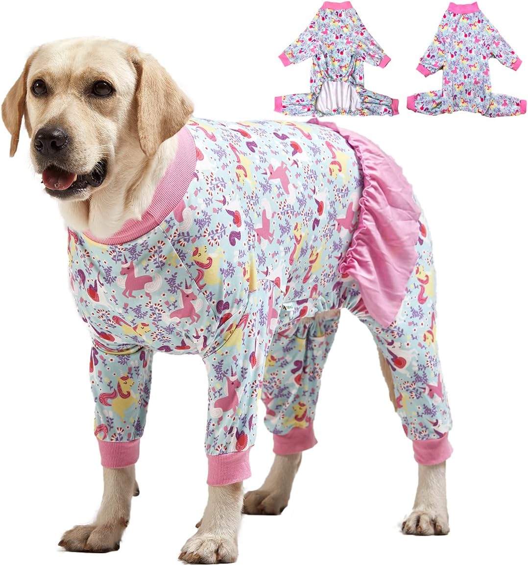 LovinPet Large Breed Dog Pajamas Onesie Lightweight