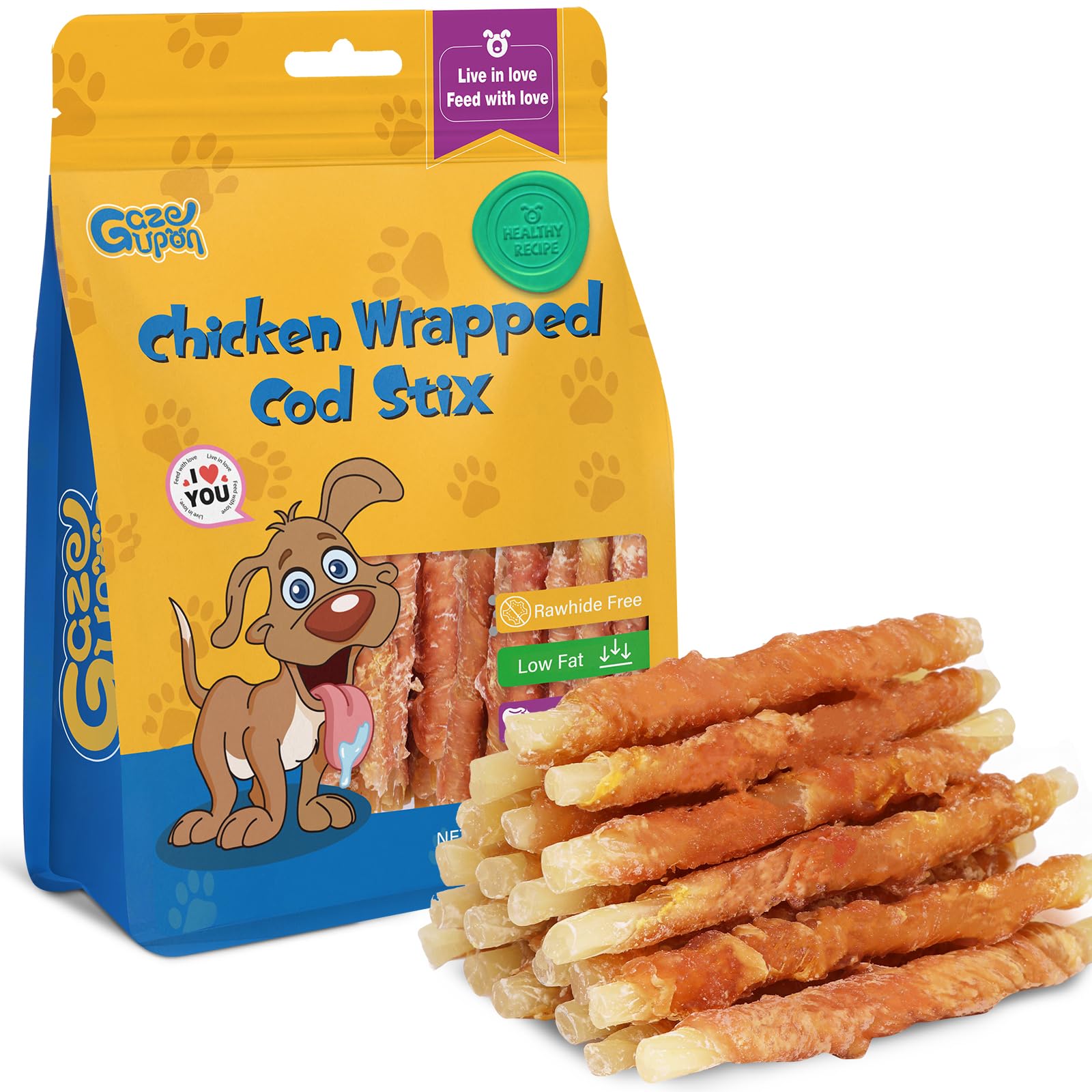 Gazeupon Soft Chicken Wrapped Cod Sticks