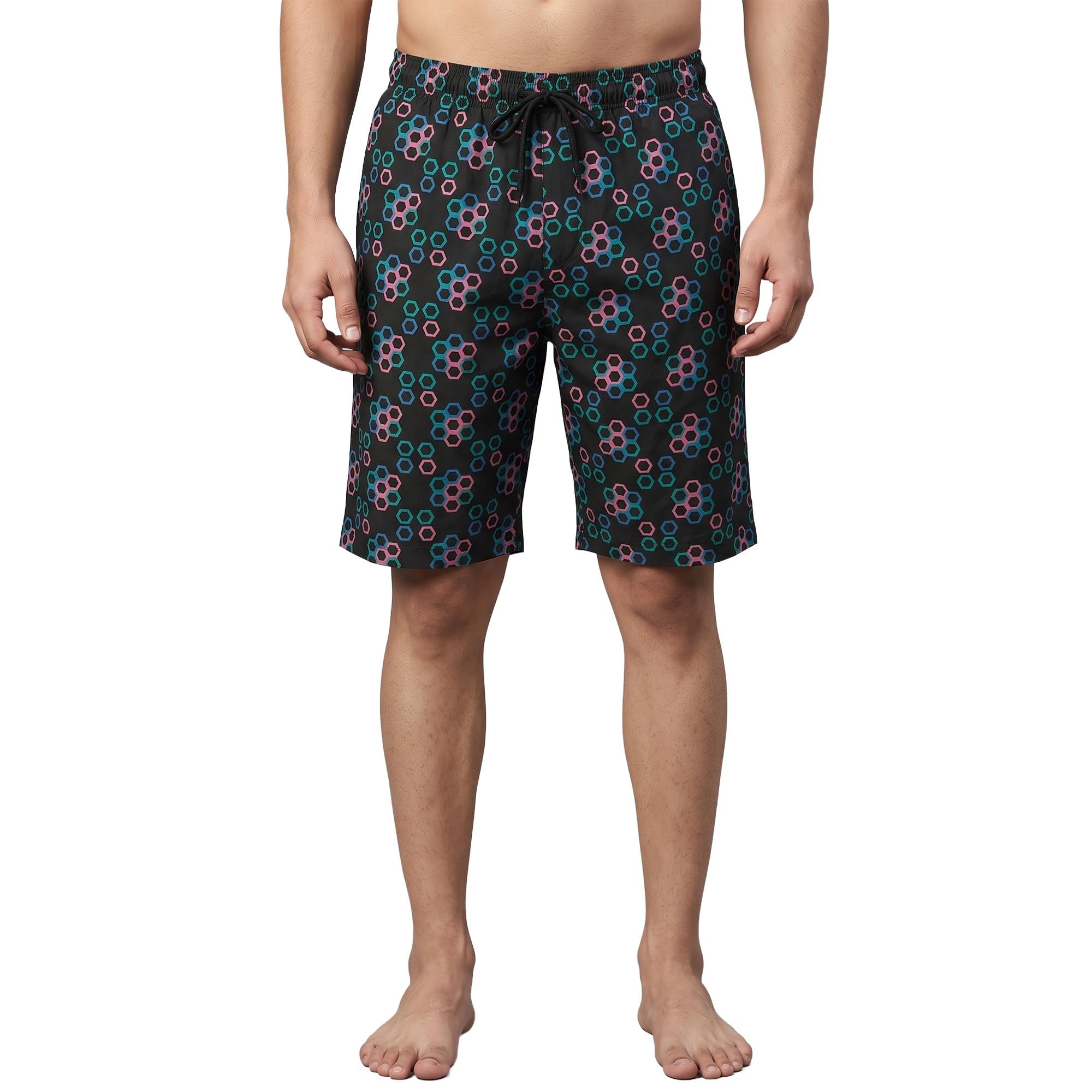 amul comfy Men's Cotton Rich Printed Bermuda- Assorted-picture-23