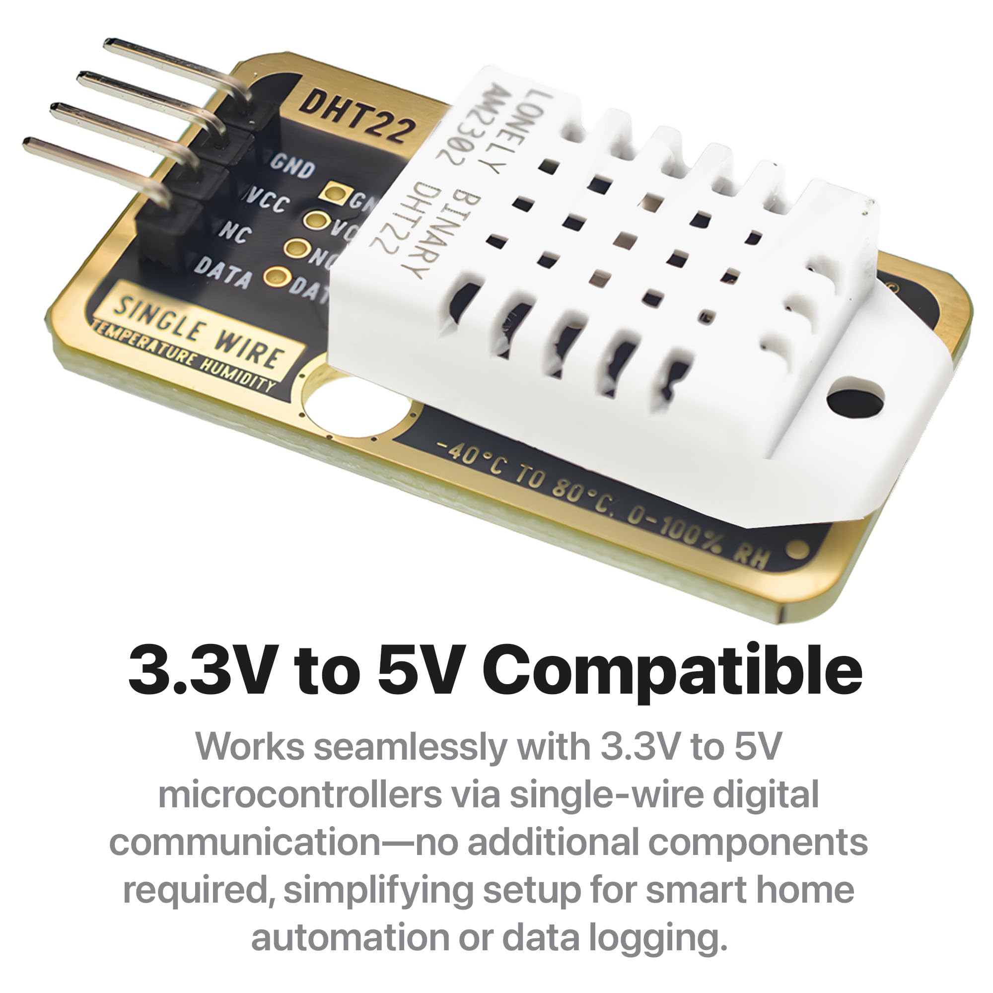 Lonely Binary 6-Pack DHT22 DHT11 Temperature Humidity Sensor AM2302 — Amazon image 4