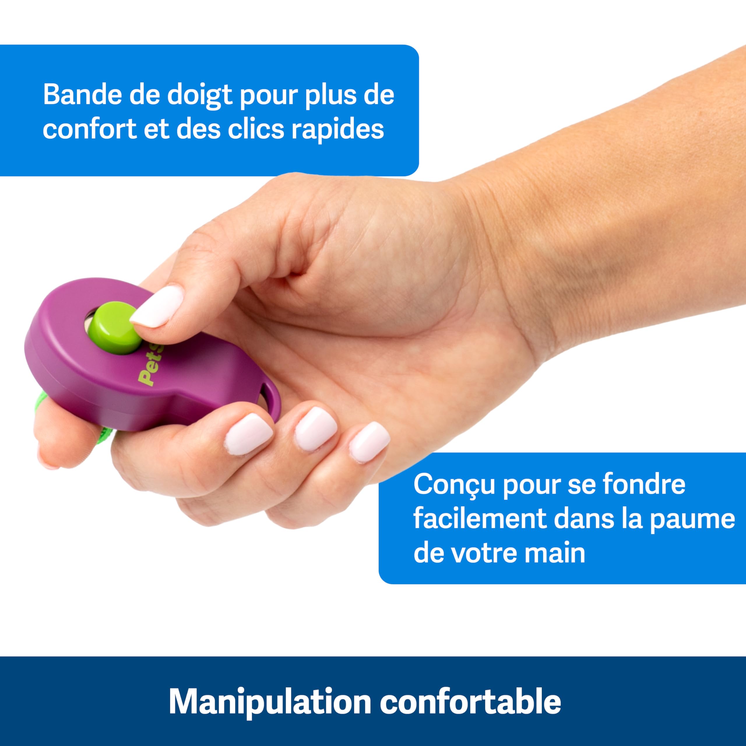 PetSafe Clik-R Clicker d'entraînement pour Chiens - Renforce Le comportement Positif - Utilisation pour récompenser et entraîner