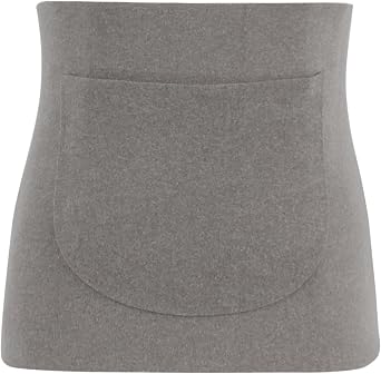 Women Men Cotton Waistband Abdominal Protector Unisex Kidney Stomach Binder Waist Support Protector Belt With 2 Pockets