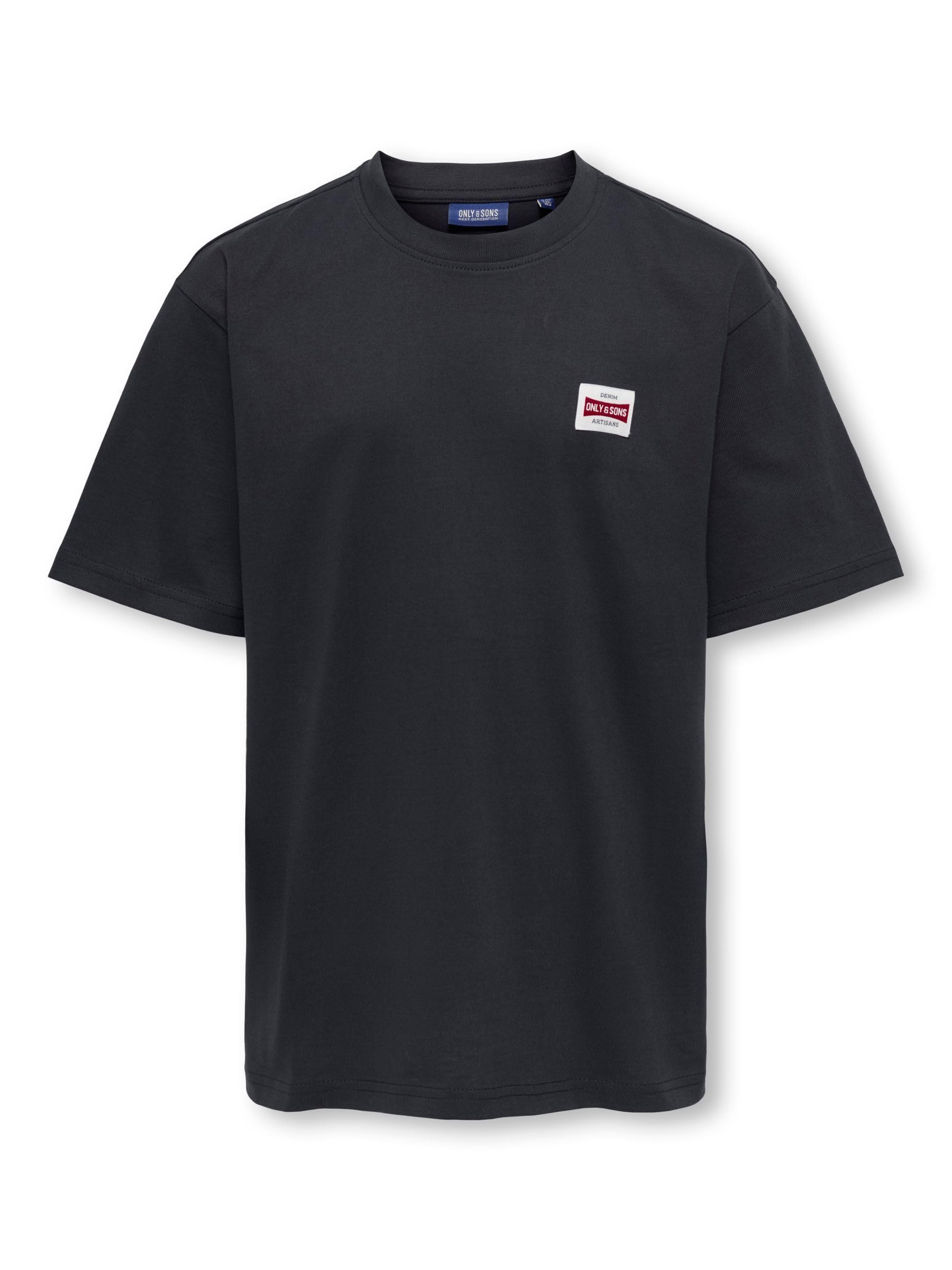 Only & Sons Jungen Osjfred Life RLX Ss Label Tee Noos Osjfred Life RLX Ss Label Tee Noos (1er Pack)