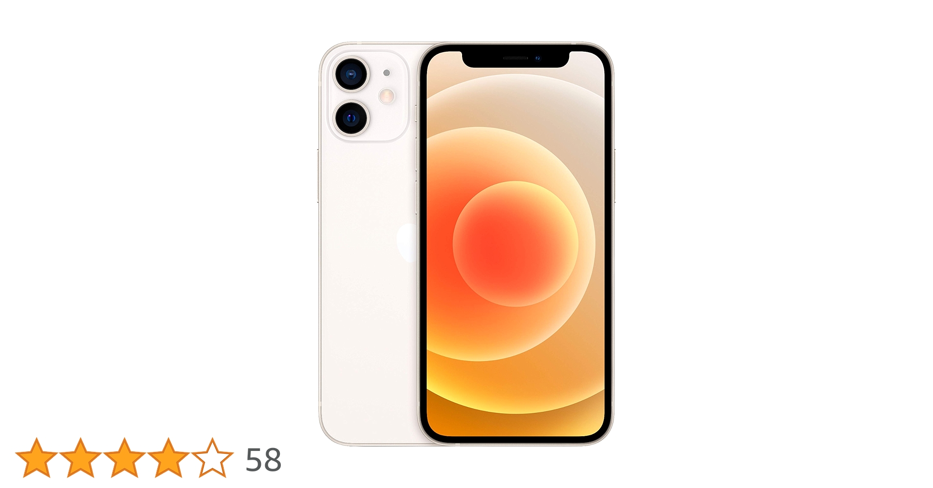 Apple iPhone 12 Mini, 128GB, White - Unlocked (Renewed Premium