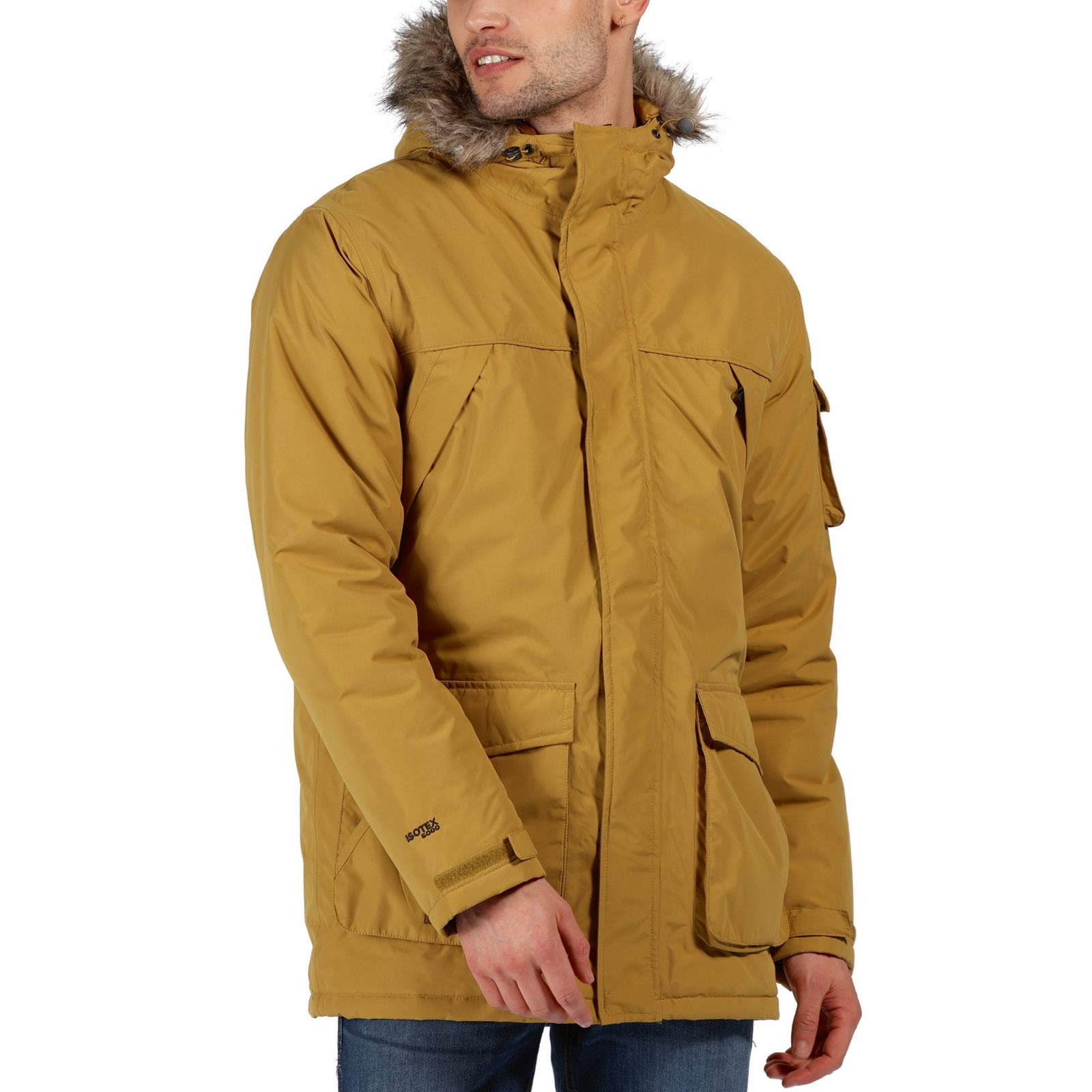 Nuevo Abrigo Hombre Capucha Pelo | Compra Online a Precios Super Baratos