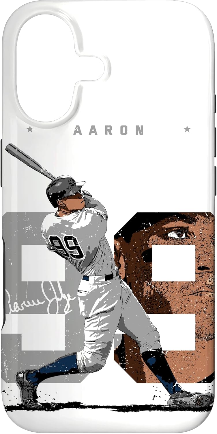 Aaron Judge Number Portrait Baj New York MLBPA Case for iPhone 17