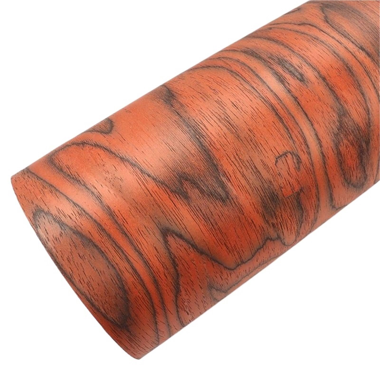 Padgcnor Red Wood Veneer Edging Tape 250Cm×55Cm Enginee Burl Wood Veneer Sheet, Exotic Wooden For Woodworking Furniture Decoration(,0.25Mm-250Cm-55Cm)