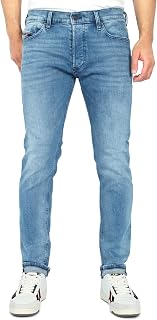 Diesel - Herren Slim Tapered Fit Röhren Jeans - Tepphar-X, Größe:W32, Farbe:RB066 - Hellblau, Länge:L32