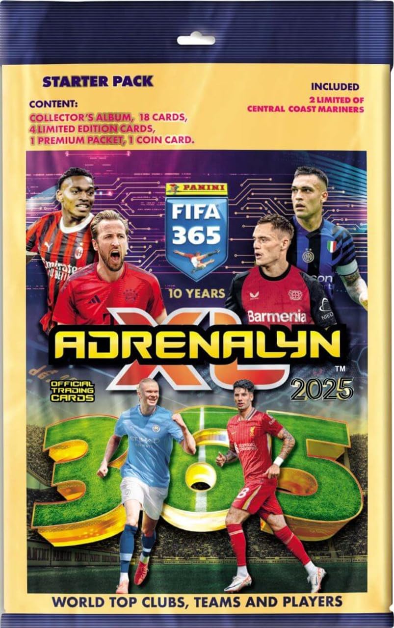 Adrenalyn FIFA 365 2024-2025-Megapack Adrenalyn Fifa 365 2024-2025, złoty, różne (Panini 004911spae)