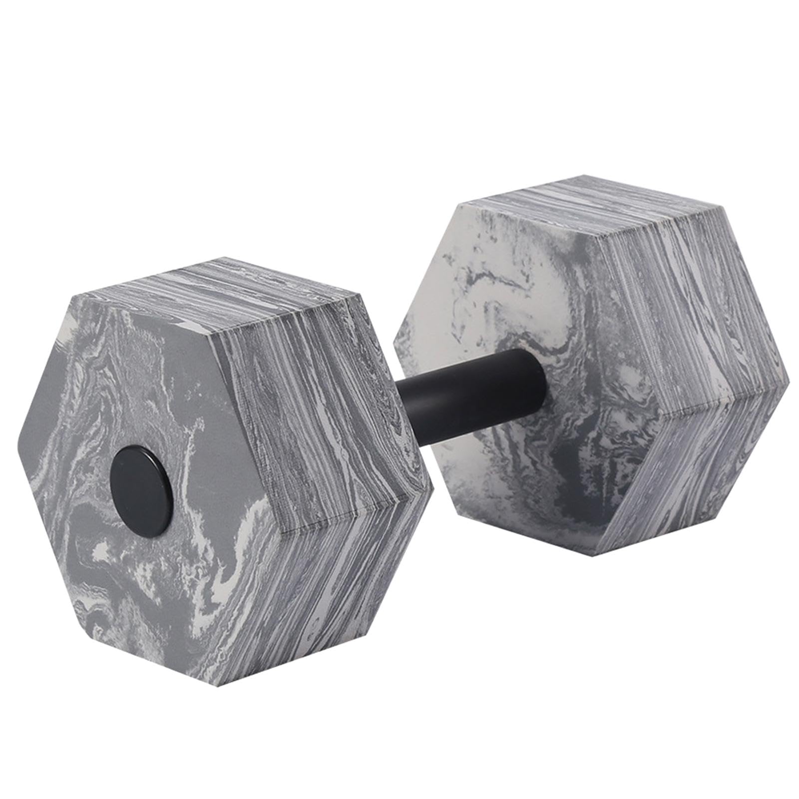 rockible Pool Exercise Dumbbell Pool Fitness Aquatic Exercise Dumbbell Lightweight, Men Women, Swim Weights, Gray