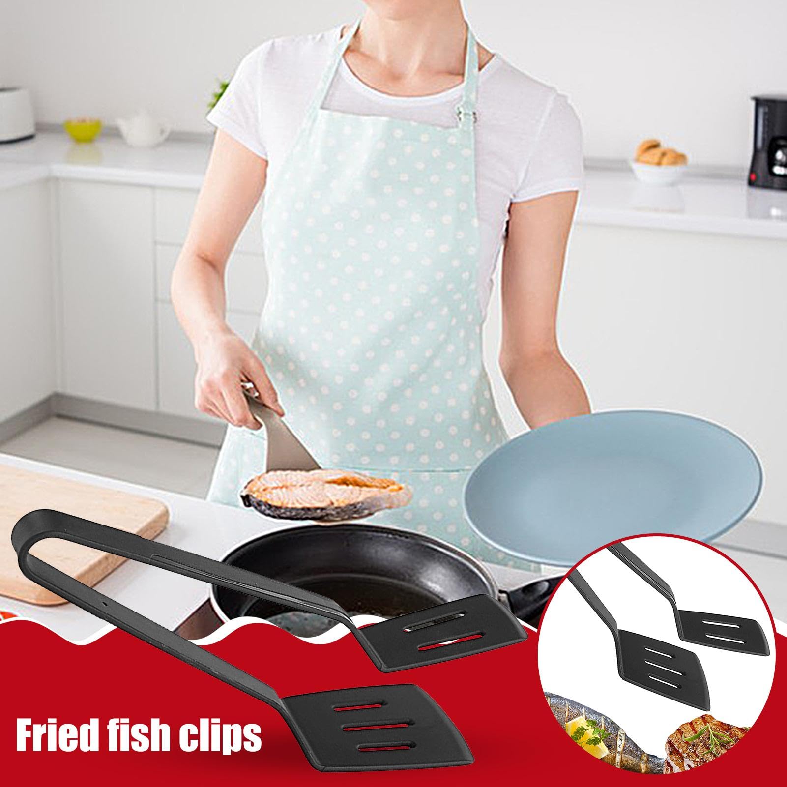 Set 3 Pinze Da Cucina In Acciaio Inox E Silicone - Senza BPA, Per Griglia E Preparazione Cibi - Foto 8