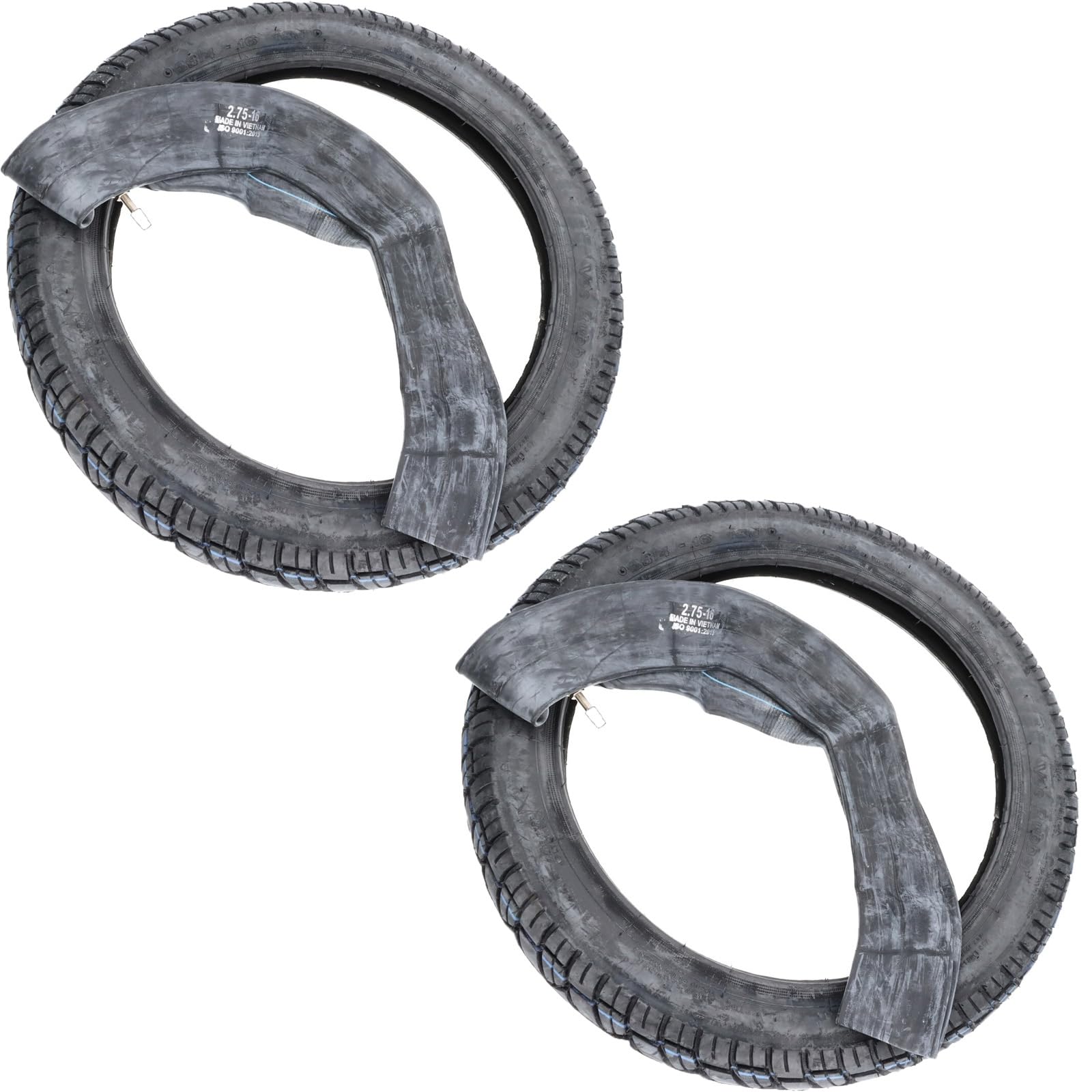 UK-Motors Satz Sommerreifen Reifen 2.75-16 2 3/4x16 mit Schlauch für Simson KR51 Schwalbe 41N Habicht Sperber S50 S51