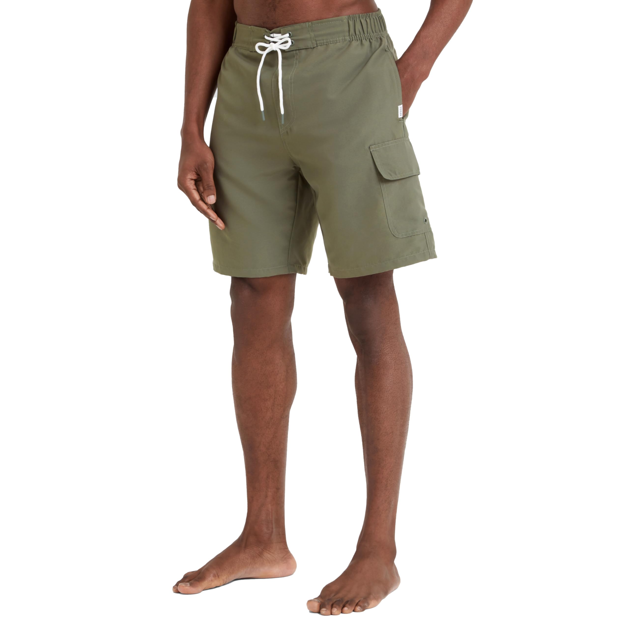 TOG24 Aslan Men's Swim Shorts. 100% Recycled Polyester For Sustainable Mens Swimming Shorts. Featuring Multiple Pockets & A Drawstring For A Comfortable Fit. Take Them On Holiday Or To The Local Pool.
