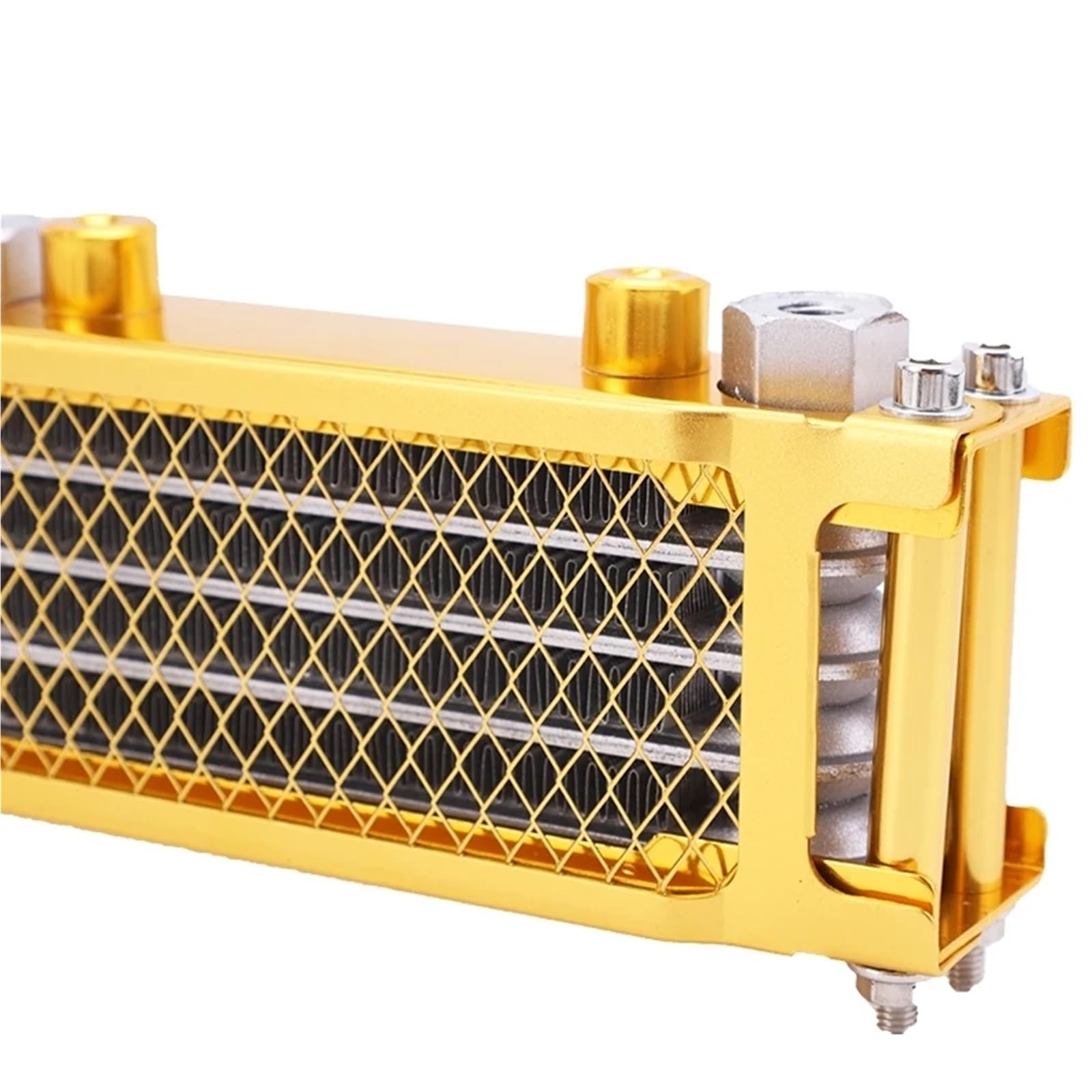 Chłodnica silnika Dla 50 70 90 110 125 140cc motor terenowy ATV motocykl chłodnica oleju chłodnica chłodnica oleju zestaw Chłodnica Oleju(Gold-125cc-140cc)