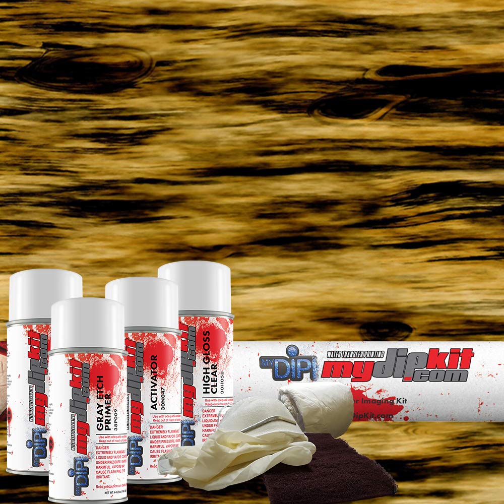 Hydrographics Film Kit - MyDipKit - Water Transfer Printing – Premium Straight Wood Grain SW-019