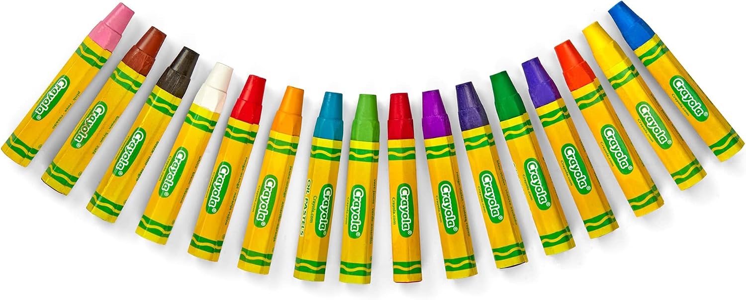 Crayola Oil Pastels, Assorted Colors, 16 Count