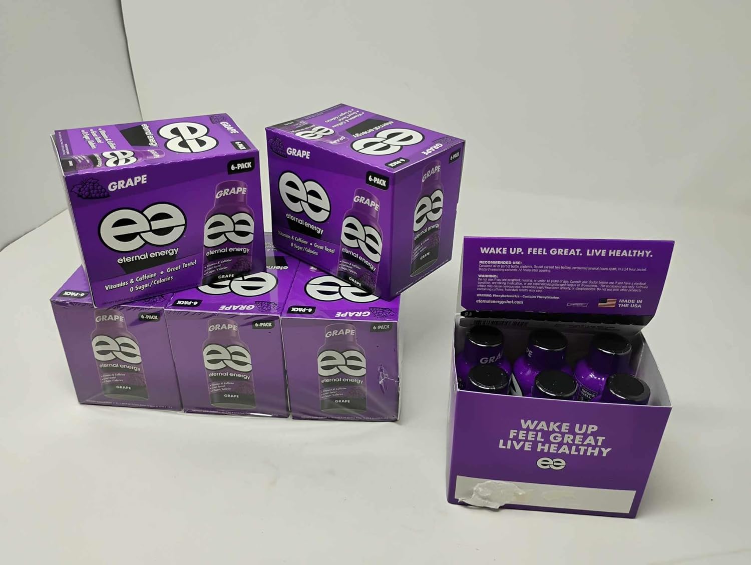 Eternal Energy Premium Energy Shot (Grape, 6 count, Pack of 6) - Image 4
