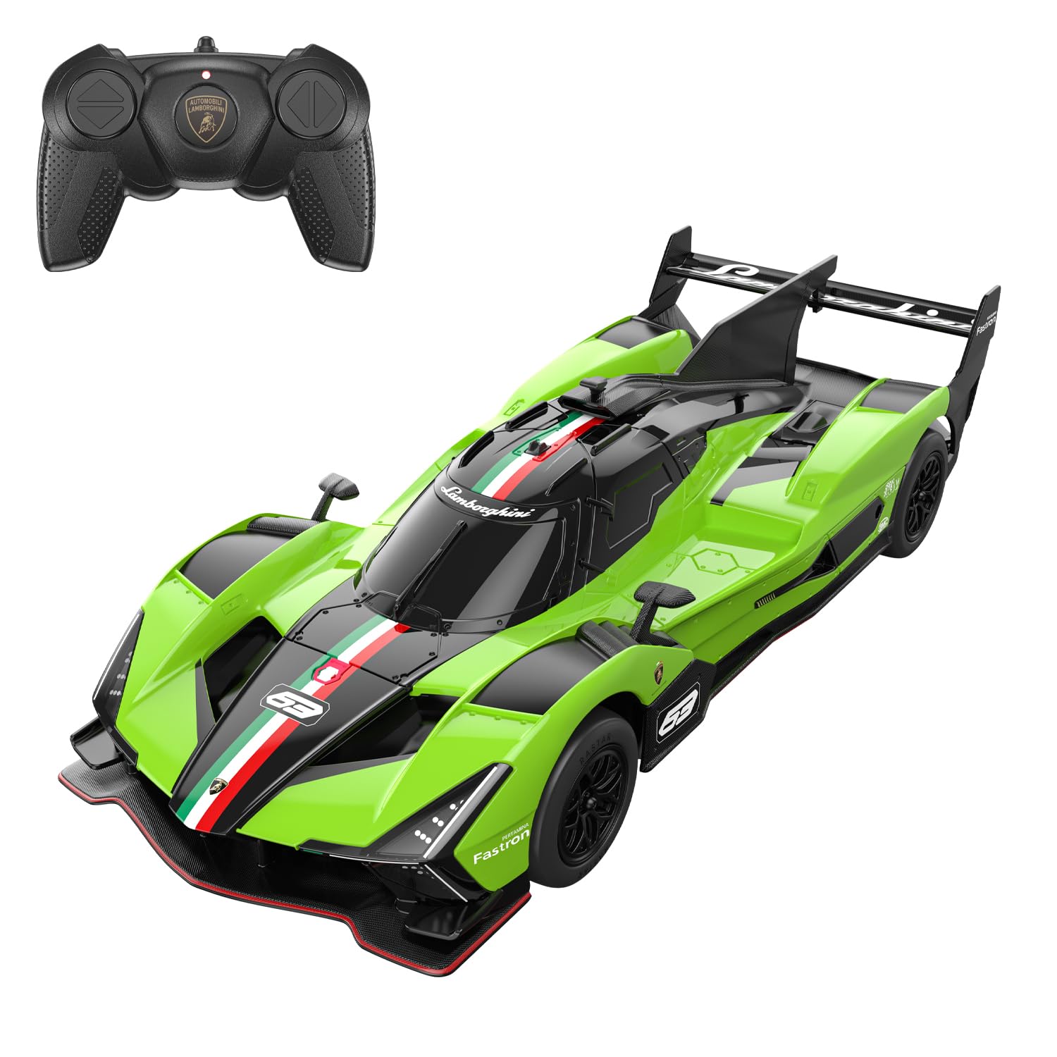 RASTAR RC Cars 1:24 Lamborghini SC63 LMDh Remote Control Car, Le Mans Racing Hypercar, Licensed 2.4GHz Green Lamborghini Toy Car for Boys Kids Adults โ image 1