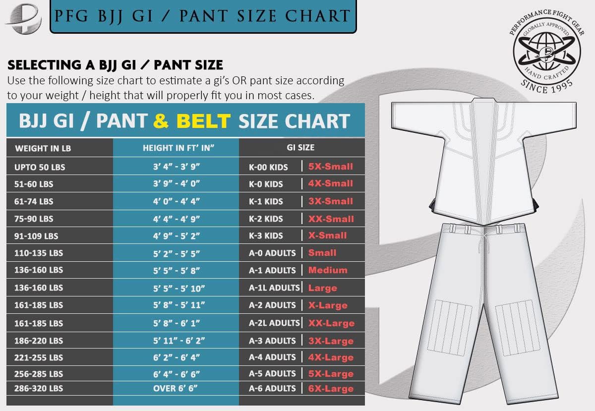 PFG Elegento - PRO BJJ Brazilian Jiu Jitsu Kimono Gi Uniform - Kids Adults Unisex