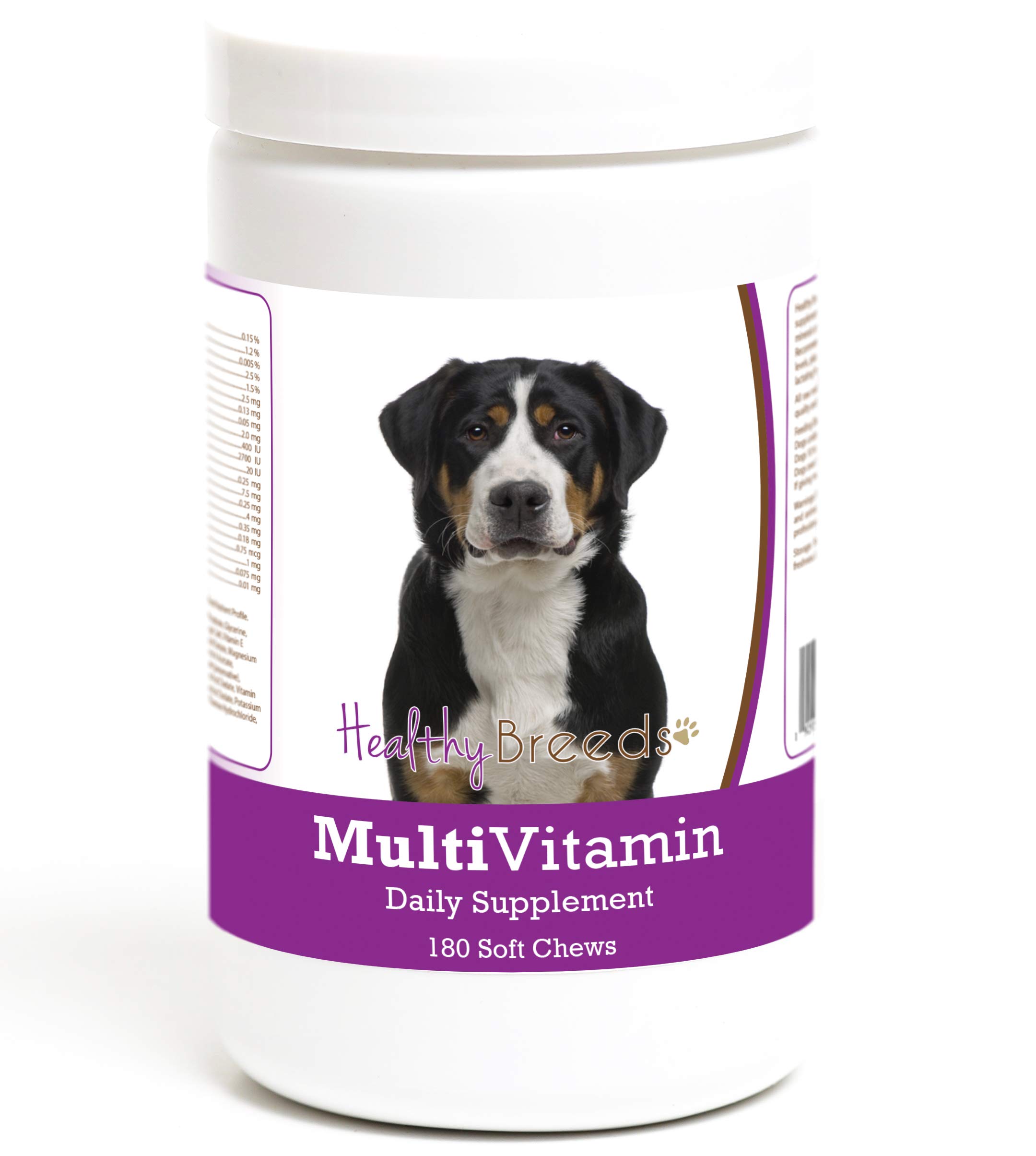 Healthy Breeds Greater Swiss Mountain Dog Multivitamin Soft Chew for Dogs 180 Count