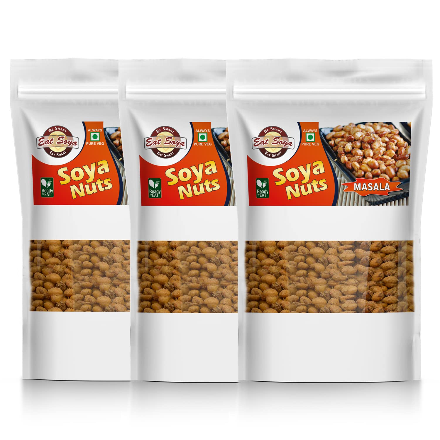 EAT SOYA Roasted Soy Nuts (Masala)